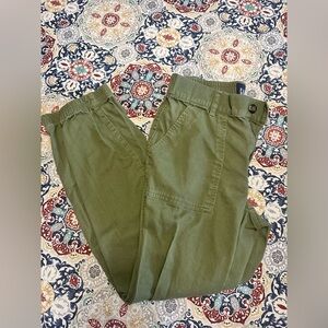 Olive Green GAP Jogger Pants XS WOMENS